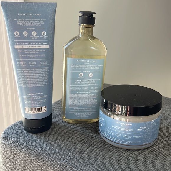 Bath & Body Works Bath & Body 3pc Cleanse Your Spirit Eucalyptus
